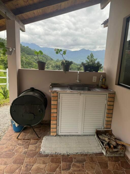 Cabana Recanto Do Arruda Para Casal Em Aguas Mornas Ngoại thất bức ảnh